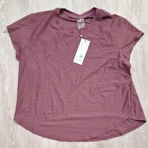 CALIA Dusty Rose Short Sleeve Tee Renew Tee Xl Nwt
